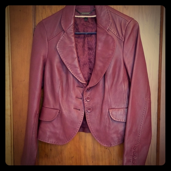 Wilsons Leather Jackets & Blazers - Extremely Soft! Burgundy Leather Jacket